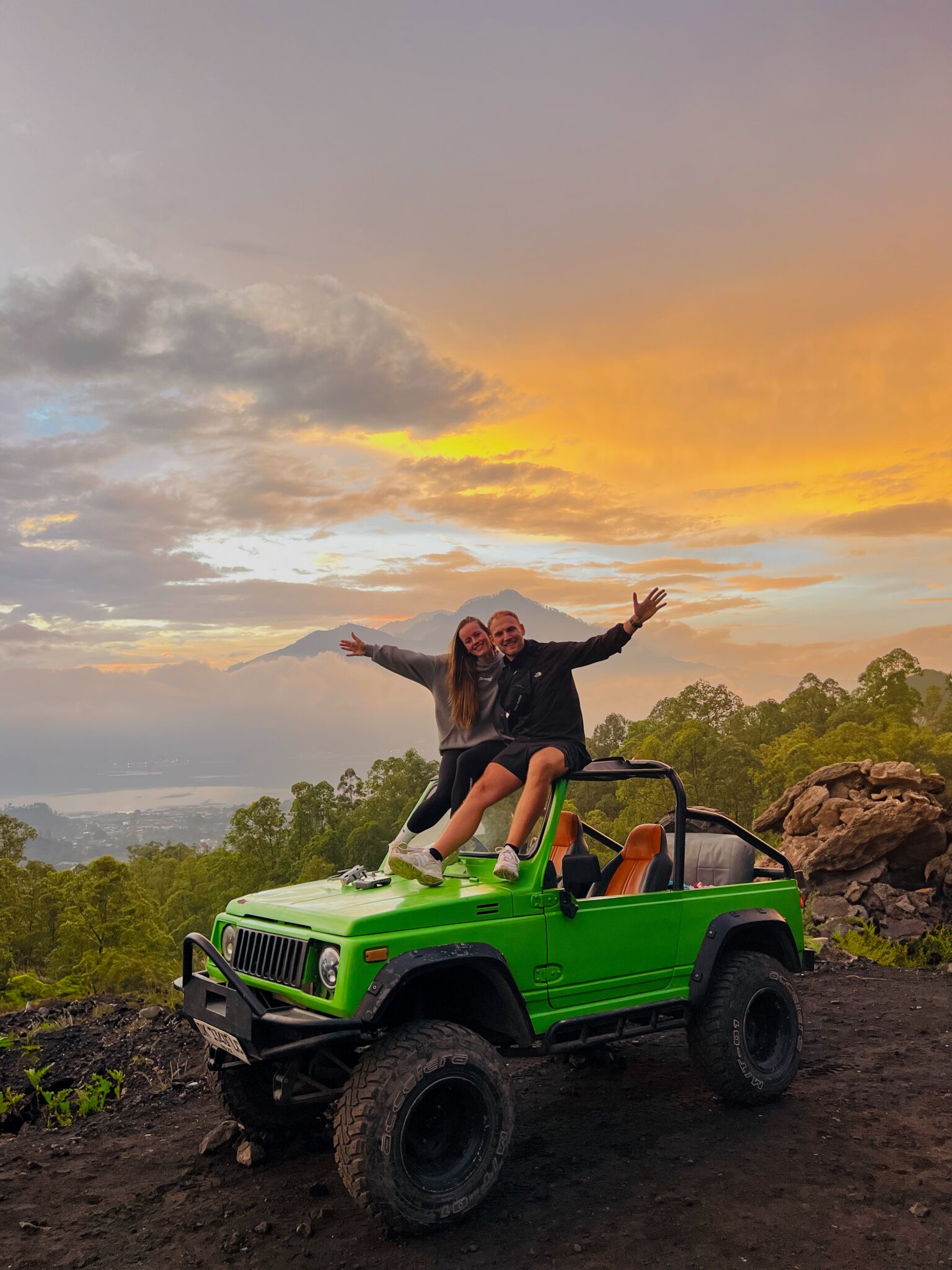 Mount Batur in Bali, Indonesia