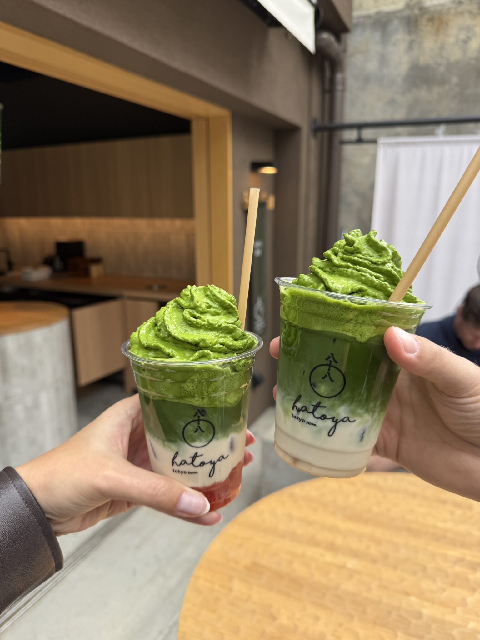 Drinking Matcha in Japan